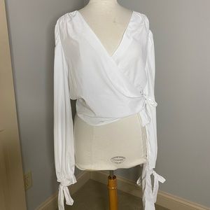 Wrap blouse